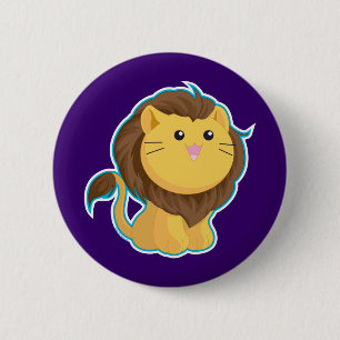King of the Jungle 2 Inch Round Button