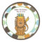 King of the Jungle Round Custom Favour Sticker