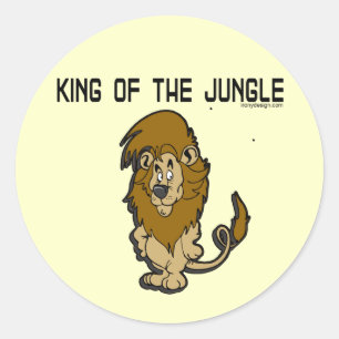 King of The Jungle Stickers