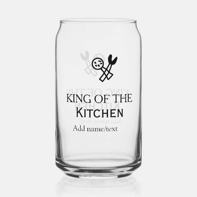 King of the kitchen chef cooking add name crown ha (Recto)