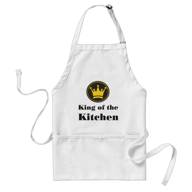 king of the kitchen standard apron (Front)
