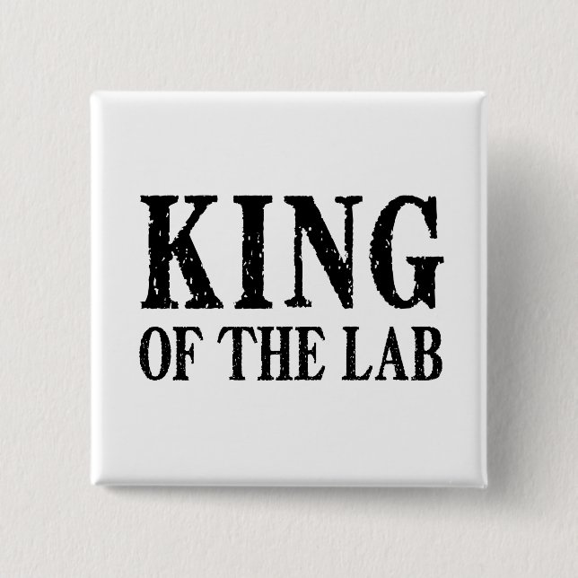 King of the Lab - Button (Front)