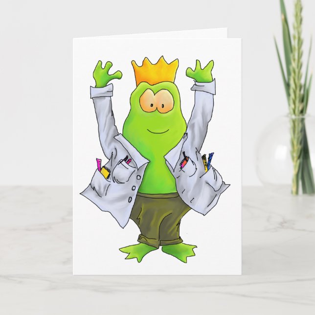 King of the Lab Card (Front)