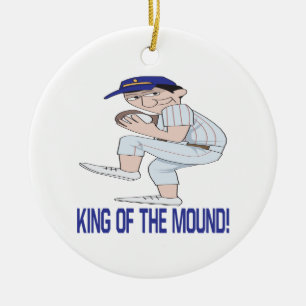 King Of The Mound Ceramic Ornament