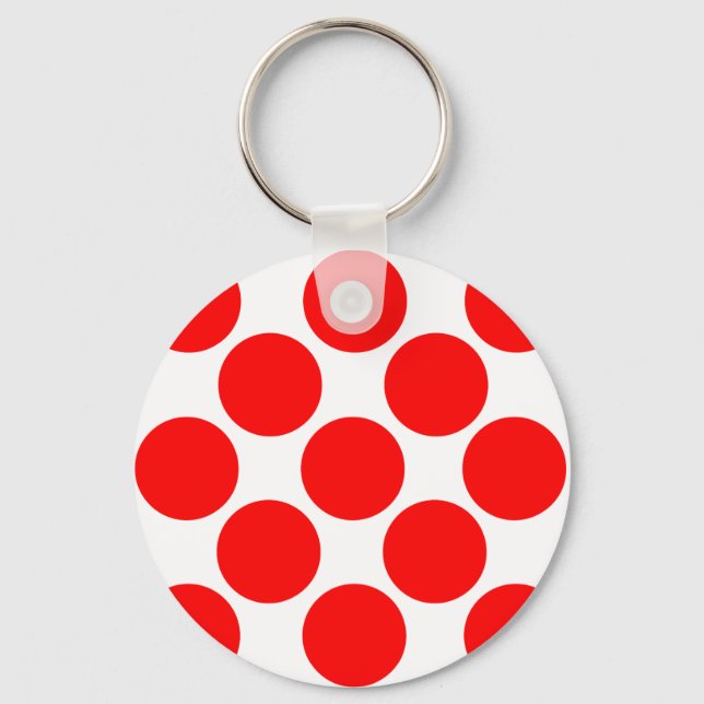 King of the Mountain dots Keychain (Front)