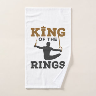 King of the Rings Gymnastics Men Boys Hand Towel