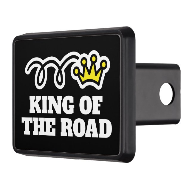 King of the road funny car trailer hitch cover (Left)