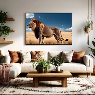 King of the Savannah Poster