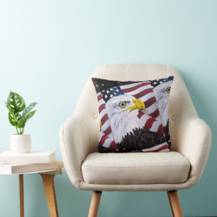 King of the Skies Painting by Alfred Fox Throw Pillow