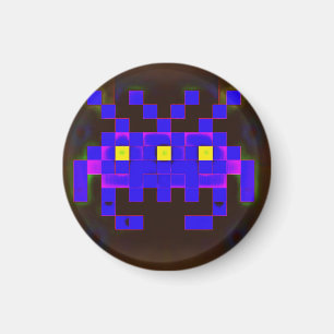 King of the Space Invasion (Version B) Magnet