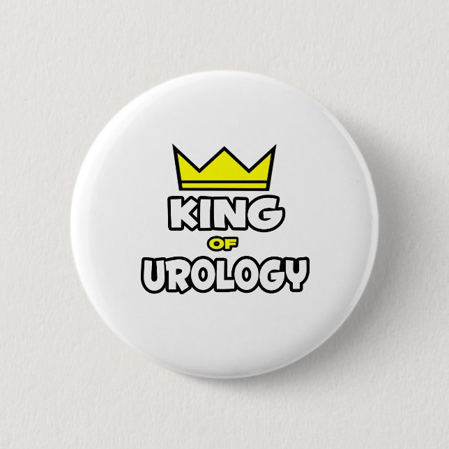 King of Urology 2 Inch Round Button (Front)