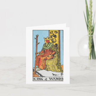 King of wands - Rider Waite Smith tarot Card