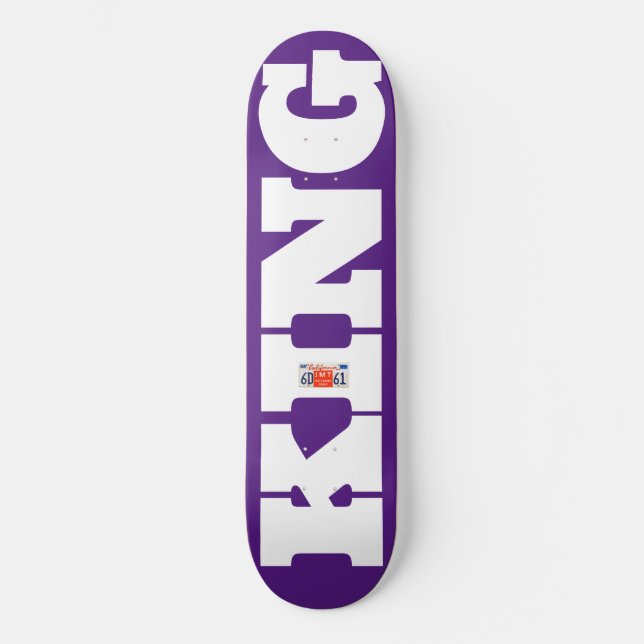 KING  OFFICIAL 8 1/4" Skateboard Deck (Front)