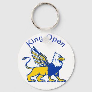 King Open Keychain