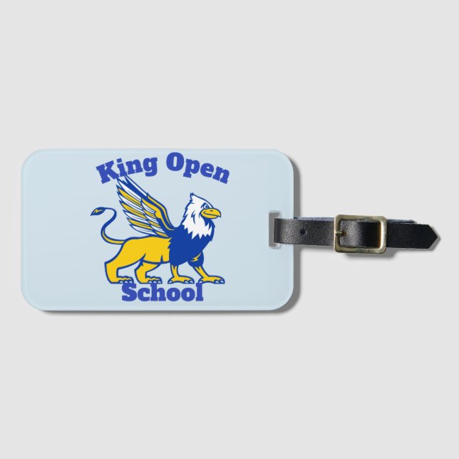 King Open Luggage Tag (Front Horizontal)
