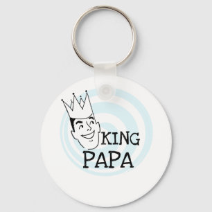 King Papa T-shirts and Gifts Keychain