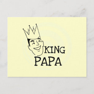 King Papa T-shirts and Gifts Postcard