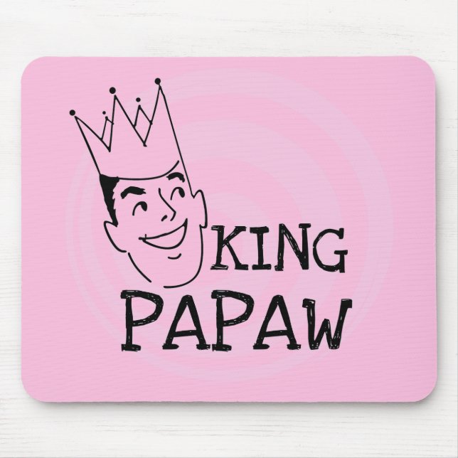 King Papaw T-shirts and Gifts Mouse Pad (Front)
