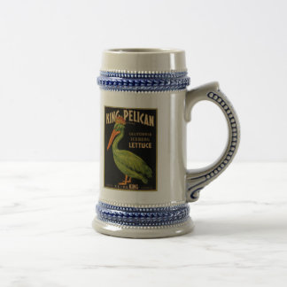 King Pelican Lettuce Beer Stein