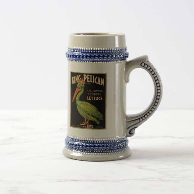King Pelican Lettuce Beer Stein (Right)