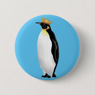 King penguin 2 inch round button