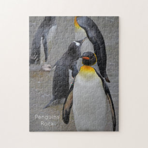 King Penguin & Friends Edinburgh Zoo Scotland Jigsaw Puzzle
