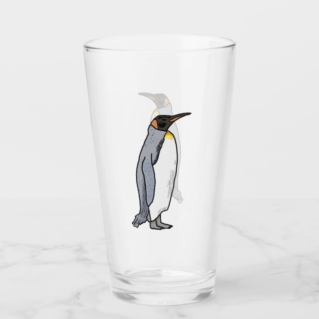 King Penguin Glass (Front)