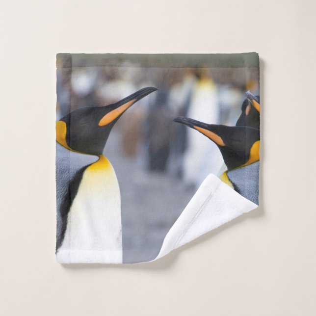 King Penguins Bath Towel Set (Wash Cloth)
