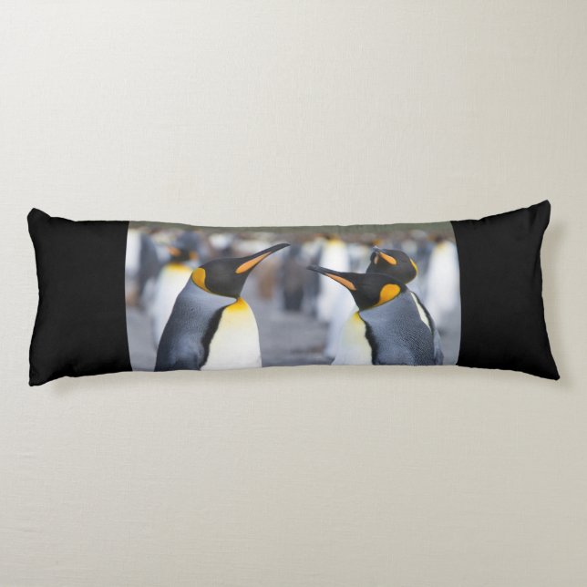 King Penguins Body Pillow (Back)