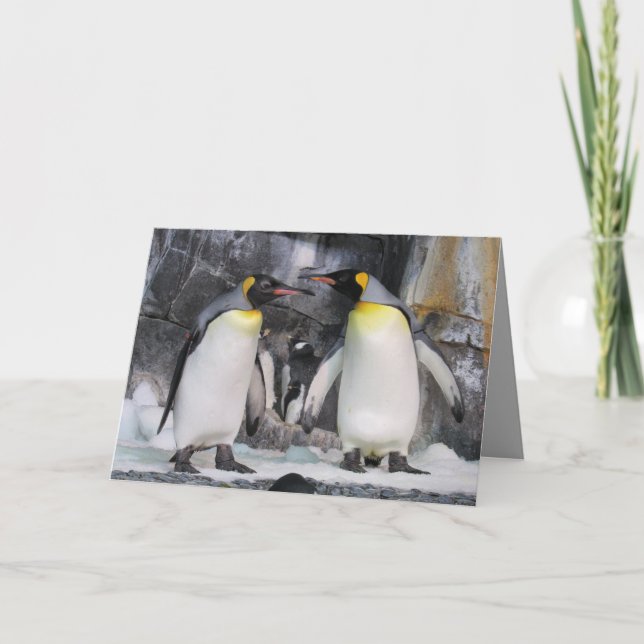 King Penguins - I See YOU Greeting Card (Front)