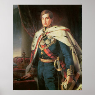 King Peter V  of Portugal Poster