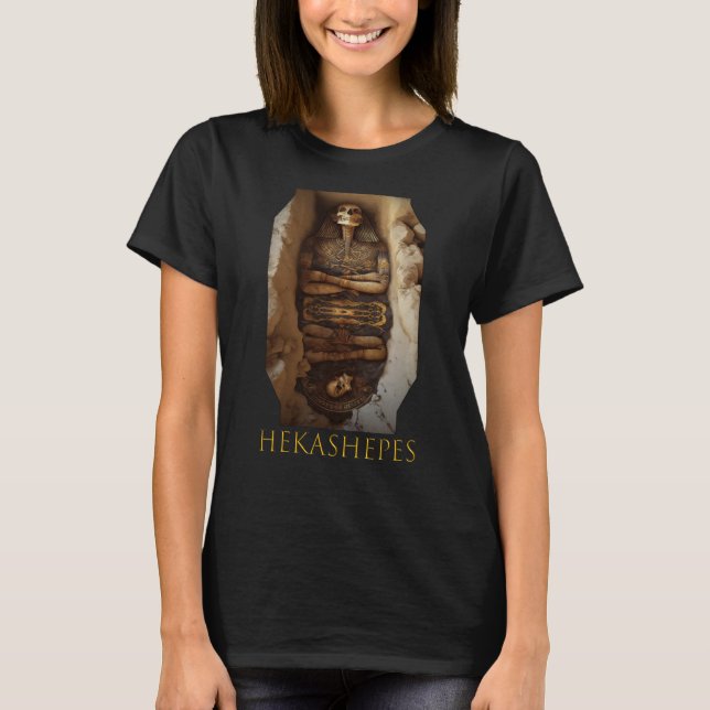 King Pharaoh Hekashepes Ancient Egyptian T-Shirt (Front)
