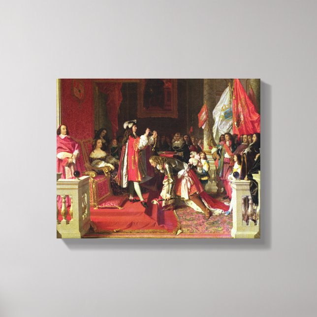 King Philip V  of Spain Canvas Print (Front)