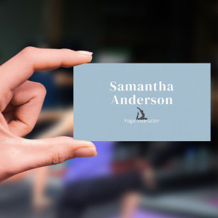 King Pigeon Pose - Yoga Instructor Business Card