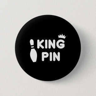 King Pin Bowling Funny Cute Couples Bowler League 