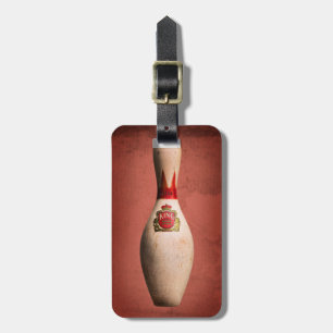 King Pin on Red Luggage Tag