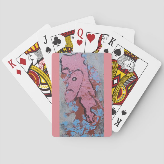 KING PINK PLAYING CARDS (Back)