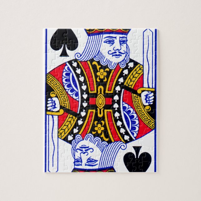King Playing Card Jigsaw Puzzle (Vertical)