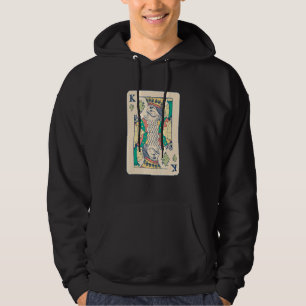 King Poker Card Weed Hoodie