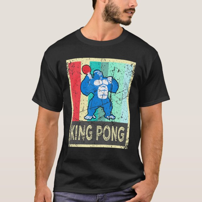 King Pong  Ping Pong Gear Clothes For Men Women Ki T-Shirt (Front)