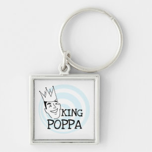 King Poppa T-shirts and Gifts Keychain