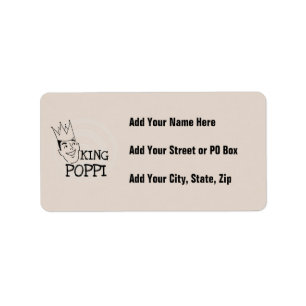King Poppi T-shirts and Gifts Label
