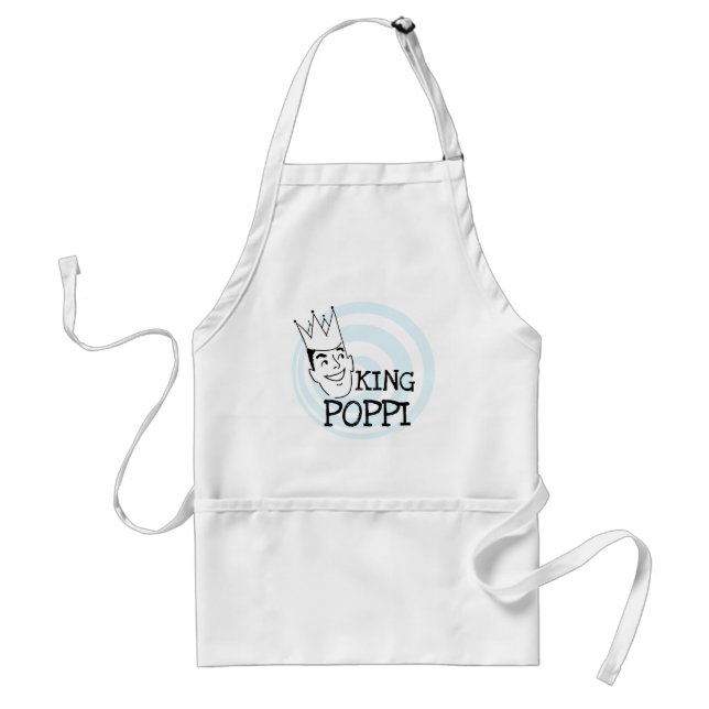 King Poppi T-shirts and Gifts Standard Apron (Front)