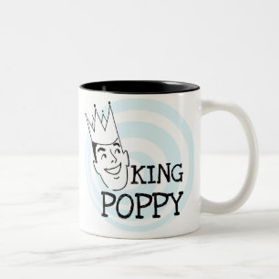 King Poppy T-shirts and Gifts Two-Tone Coffee Mug
