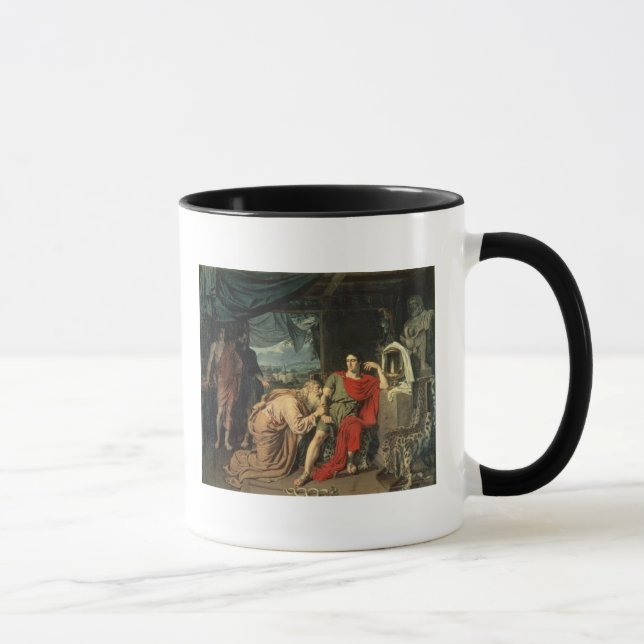 King Priam begging Achilles for return of Mug (Right)
