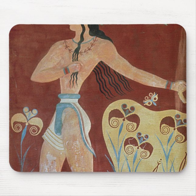 King-Priest or Prince with Lilies Mouse Pad (Front)