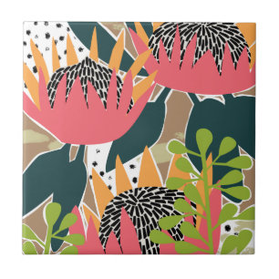 King Protea I Tile