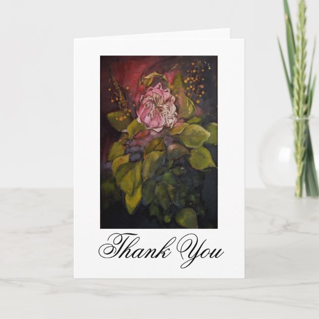 King Protea Thank You card (Front)