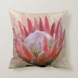 King Protea Throw Pillow