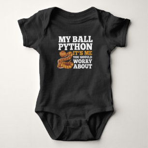 King Python Snake Funny Snake Owner Quote Baby Bodysuit